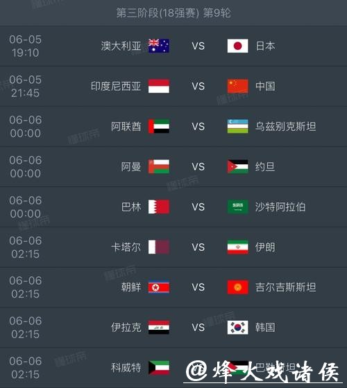 2026世界杯比赛时间表及详细赛程安排